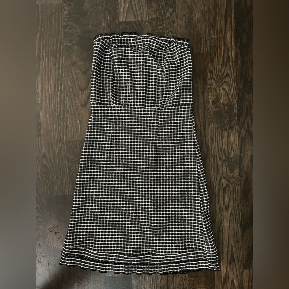 Cute topshop bodycon mini dress, plaid